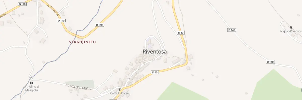 Plan du 15 Qua A Curnachjola à Riventosa
