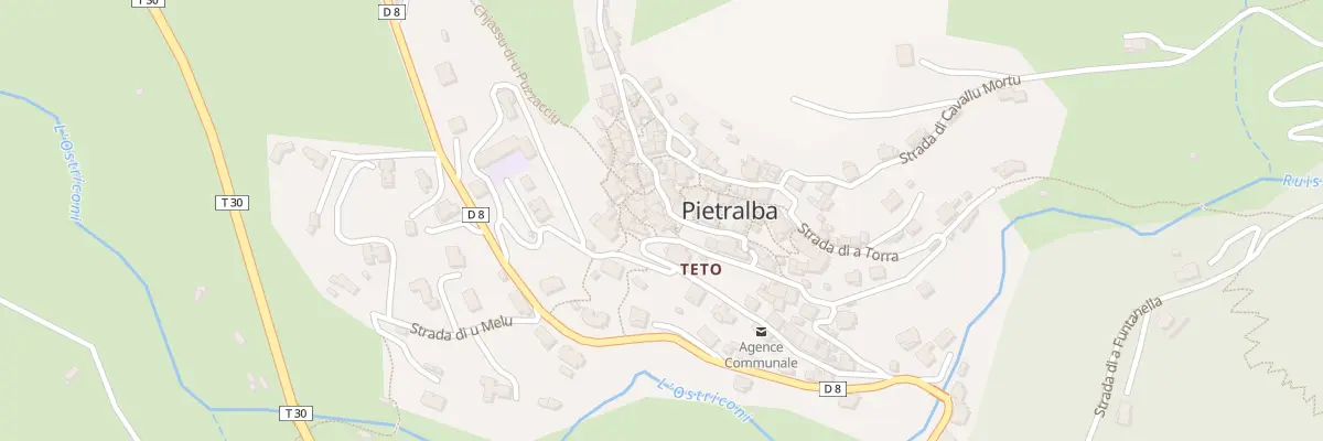Plan du 5047 Teto à Pietralba