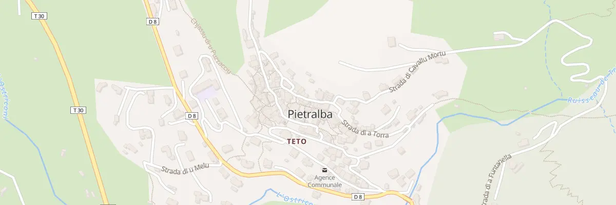 Plan du 5059 Teto à Pietralba
