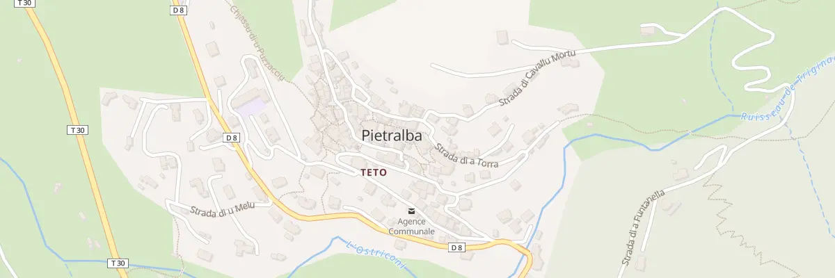 Plan du 5088 Teto à Pietralba