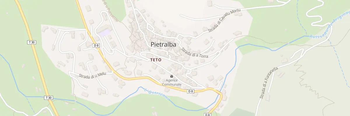 Plan du 5103 Teto à Pietralba