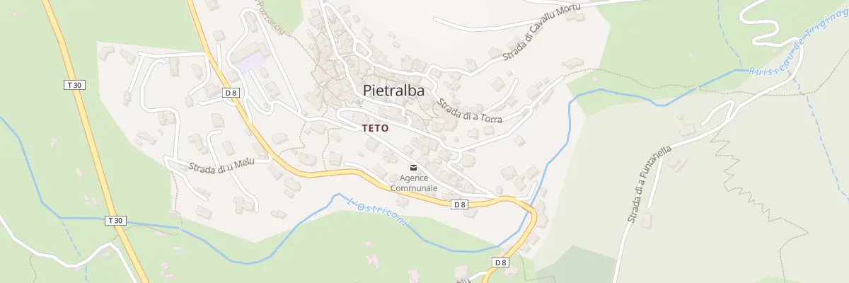 Plan du 2 Pl Piazza A Vaccaghja à Pietralba