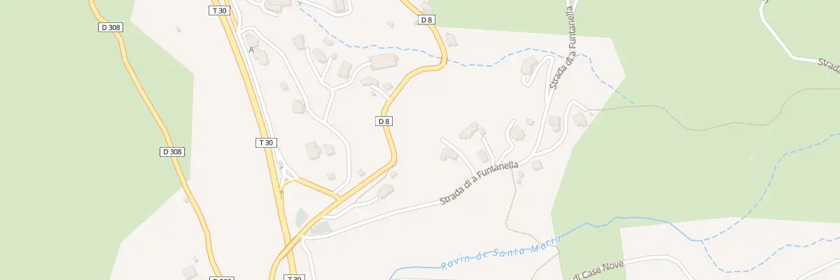 Plan du 1 Rte Strada Di A Funtanella à Pietralba