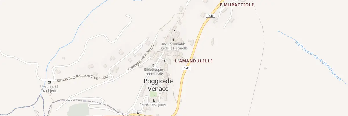 Plan du 5037 Poggio à Poggio-di-Venaco