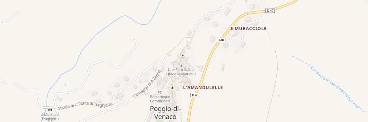 Plan du 5054 Poggio à Poggio-di-Venaco
