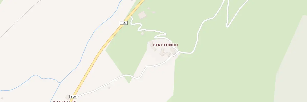 Plan du 333 Qua Peri Tondu à Omessa