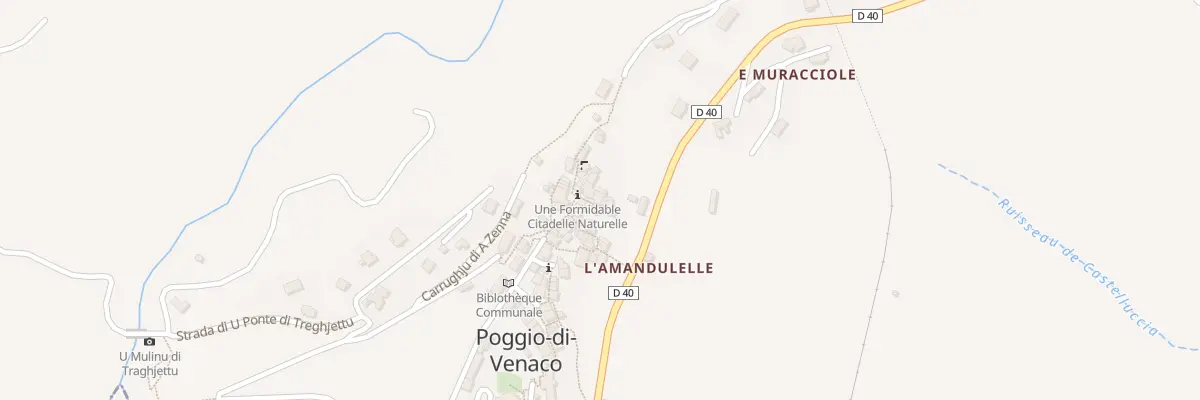 Plan du 5058 Poggio à Poggio-di-Venaco