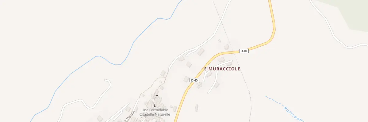Plan du 1 Muracciole à Poggio-di-Venaco