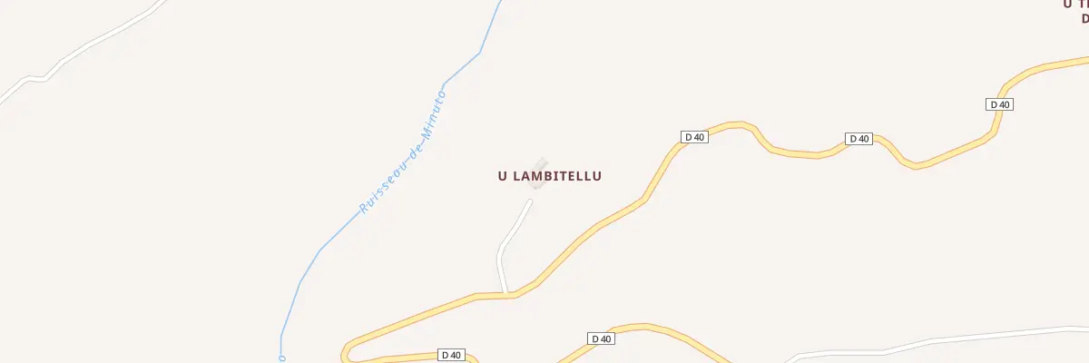 Plan du 5082 Lambitello à Poggio-di-Venaco