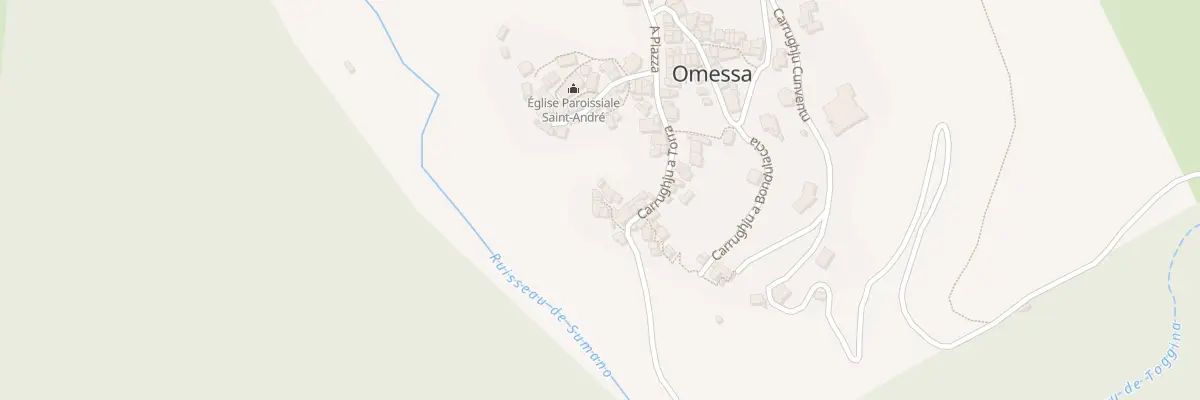 Plan du 168 Qua Carrughju Casarella à Omessa