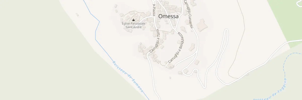 Plan du 161 Qua Carrughju A Torra à Omessa