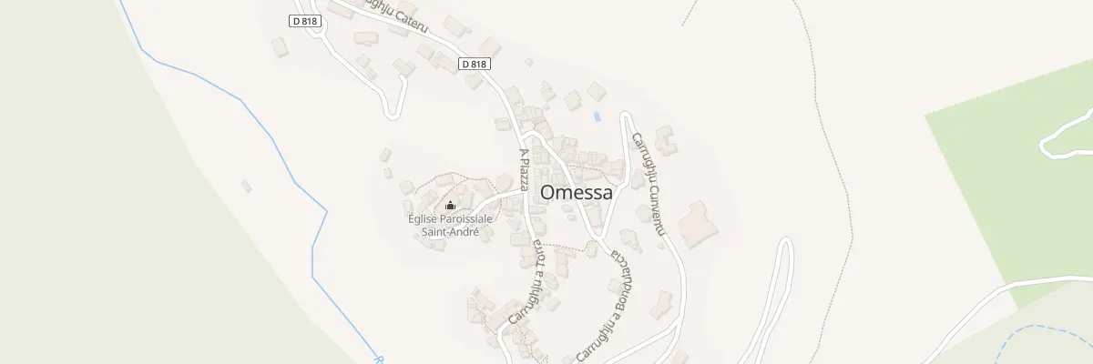 Plan du 5039 Erfaccie à Omessa