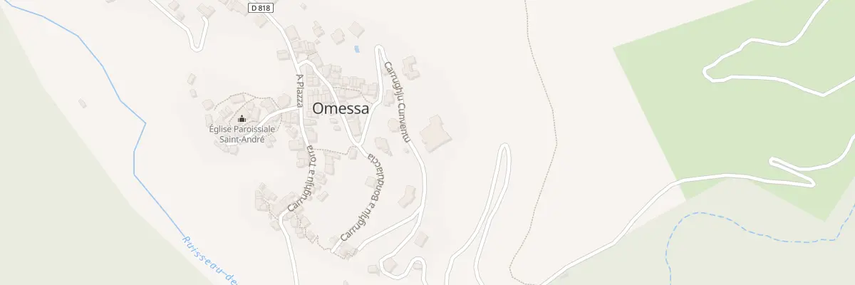 Plan du 5071 Couvent à Omessa