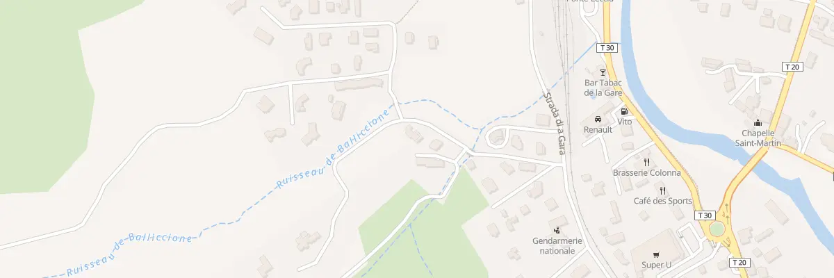Plan du 5001 Muratello à Morosaglia