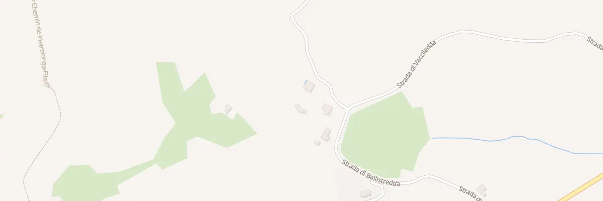 Plan du 1119 Padurella à Sotta