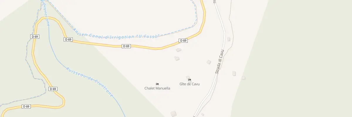 Plan du 5288 Ciontrone à Ghisoni