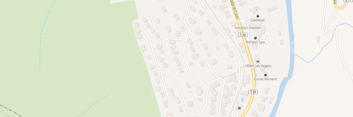 Plan du 5414 Ortone à Morosaglia