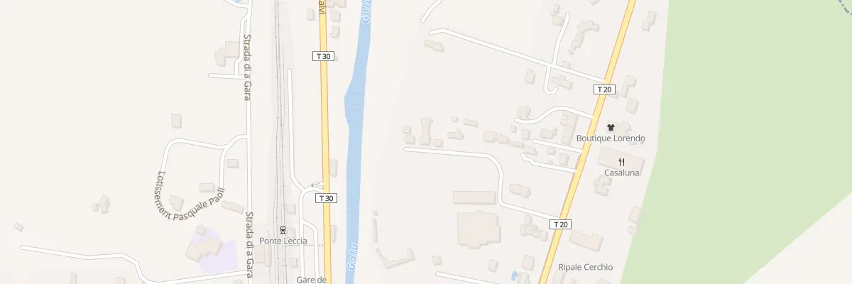 Plan du 5170 Cerchio à Morosaglia
