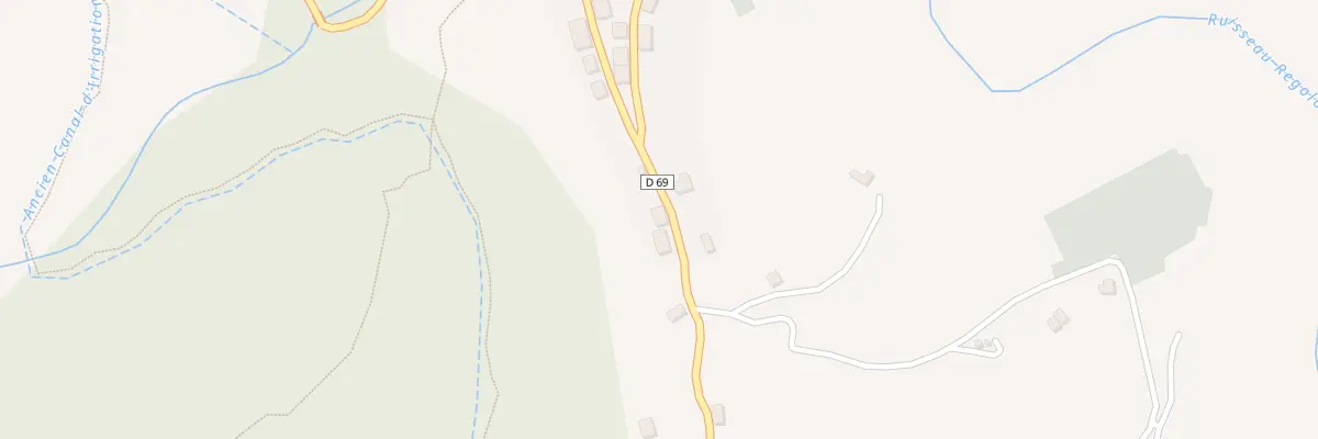 Plan du 689 Rte Strada A A Bocca Di Verde à Ghisoni