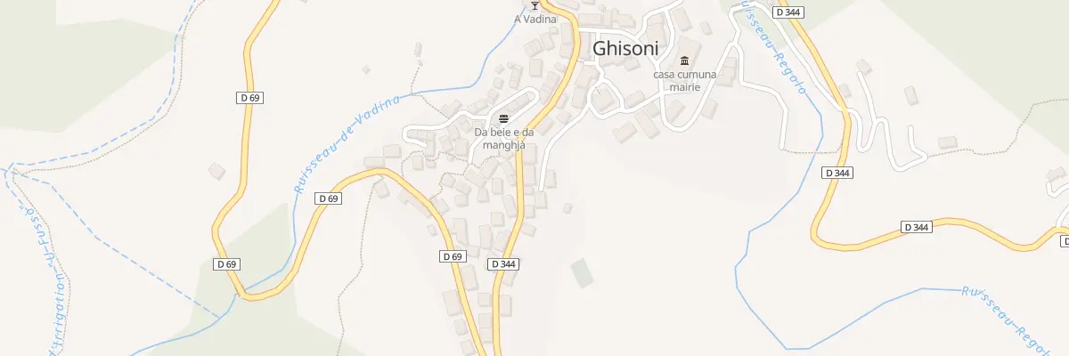 Plan du 146 Pl Piazza A Funtanone à Ghisoni