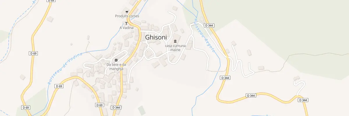 Plan du 90 Qua U Pianu à Ghisoni