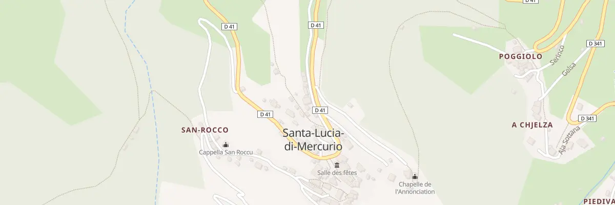 Plan du 5002 Murze A Santa Croce à Santa-Lucia-di-Mercurio