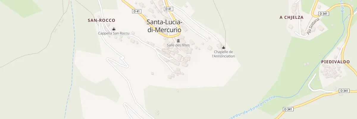 Plan du 5078 Chiasso Lungo à Santa-Lucia-di-Mercurio