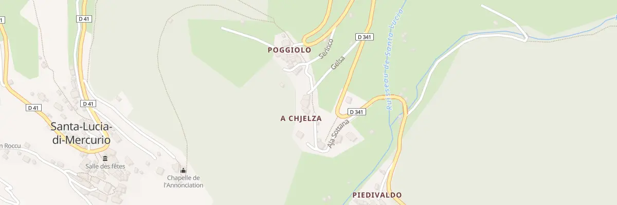 Plan du 5017 Gelsa à Santa-Lucia-di-Mercurio