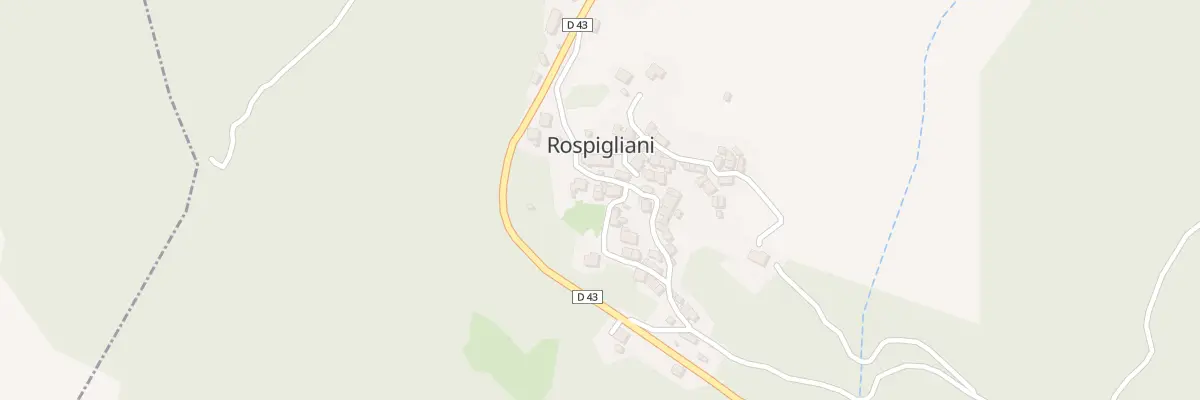 Plan du 132 Qua Tracone à Rospigliani