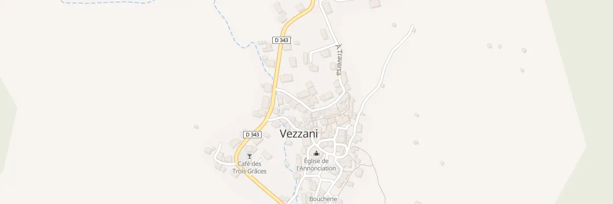 Plan du 5117 Village à Vezzani