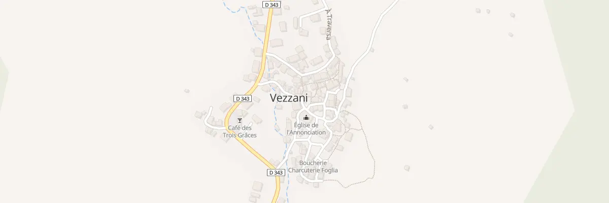 Plan de Village à Vezzani