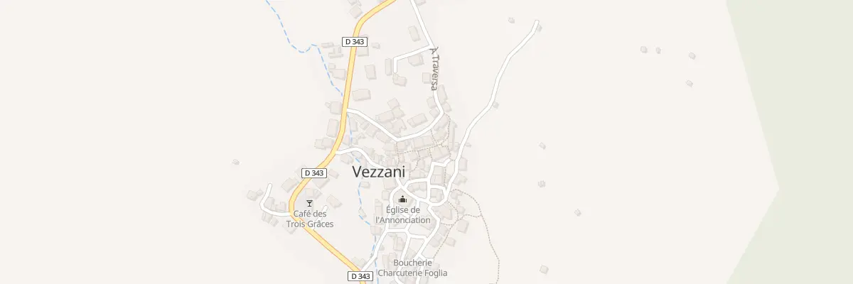 Plan du 5107 Village à Vezzani