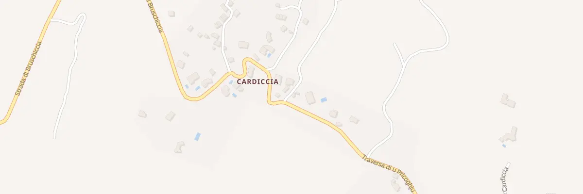 Plan du 5000 Cardiccia à Porto-Vecchio