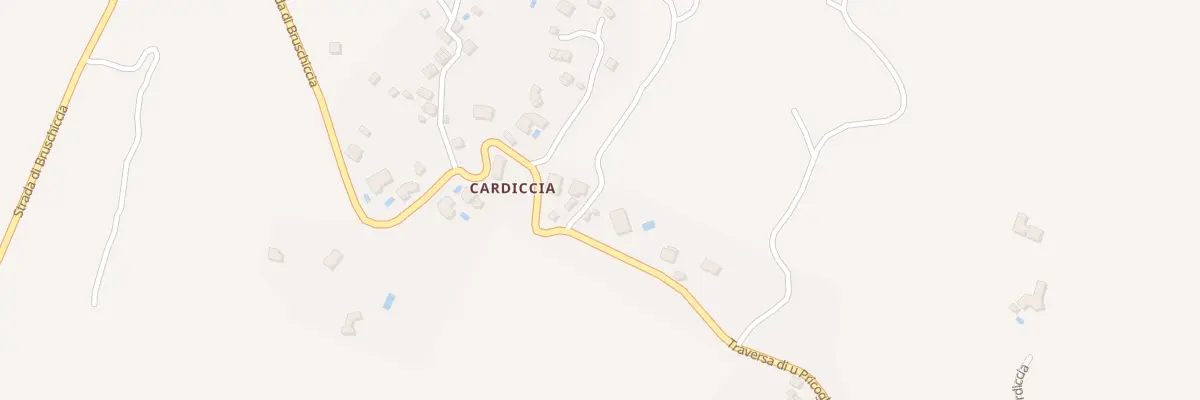 Plan du 6499 Cardiccia à Porto-Vecchio