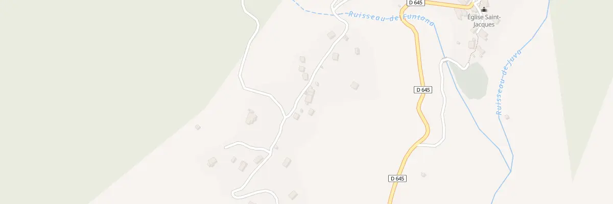 Plan du 184 Qua Campulongu à Chisa