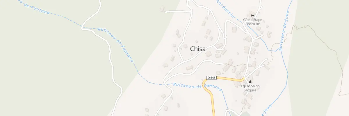Plan de Mazaccia à Chisa