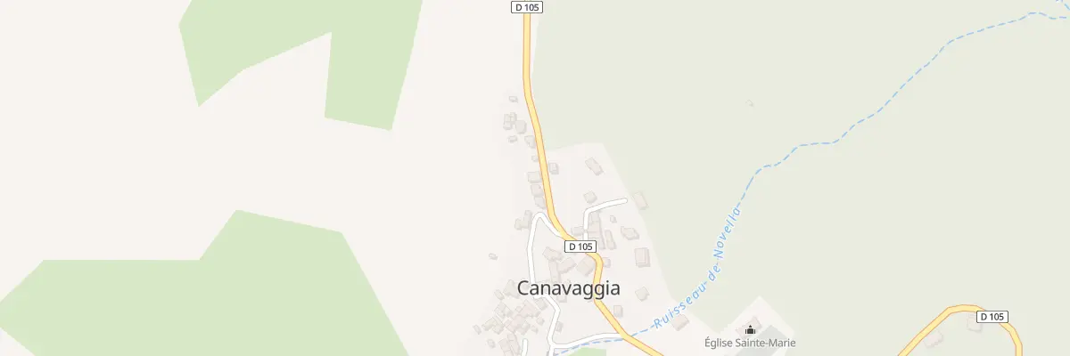 Plan du 791 Cortalina à Canavaggia