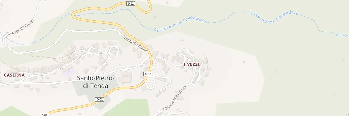Plan du 12 Qua I Santinacci à Santo-Pietro-di-Tenda