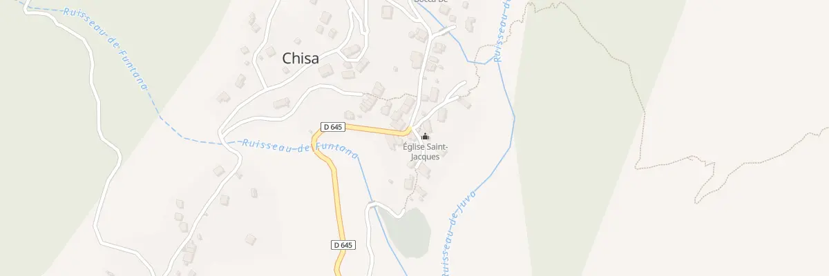 Plan du 57 Qua U Stradoni à Chisa