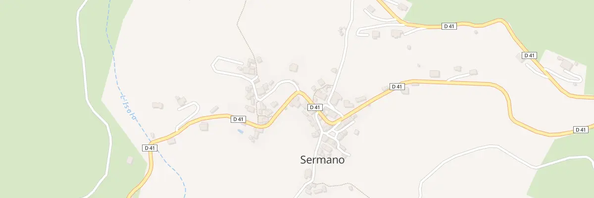 Plan du 5023 Sermano à Sermano