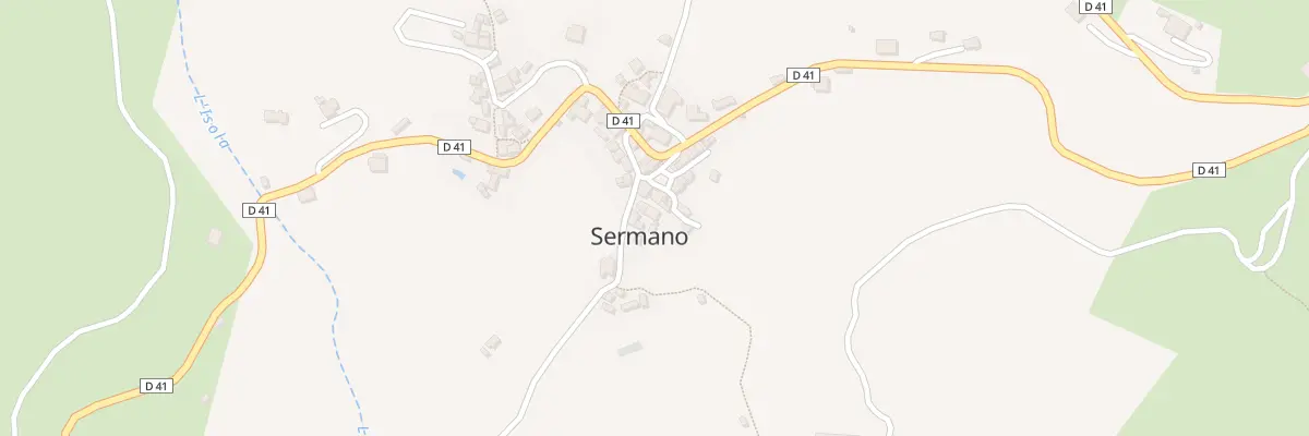 Plan du 5052 Sermano à Sermano