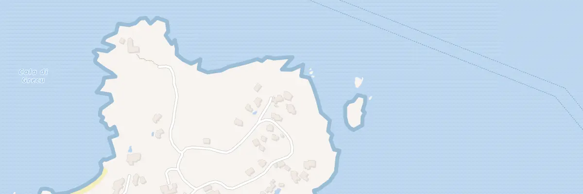 Plan du 5719 Ile Cavallo à Bonifacio