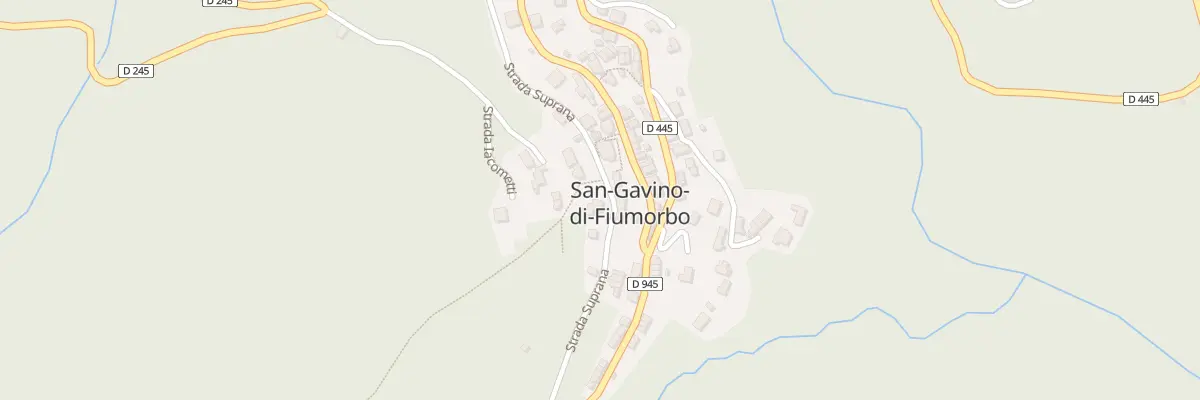 Plan du 16 San Gavino à San-Gavino-di-Fiumorbo