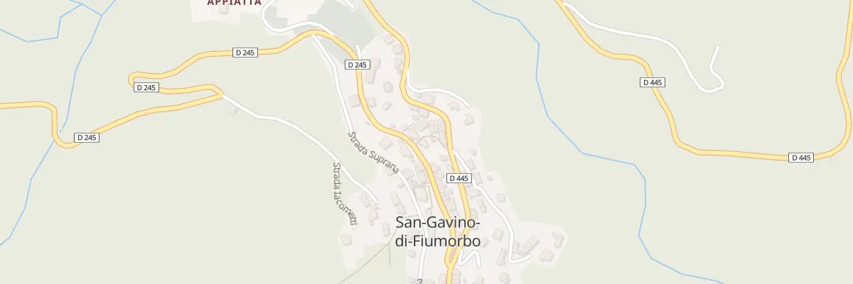 Plan du 34 San Gavino à San-Gavino-di-Fiumorbo