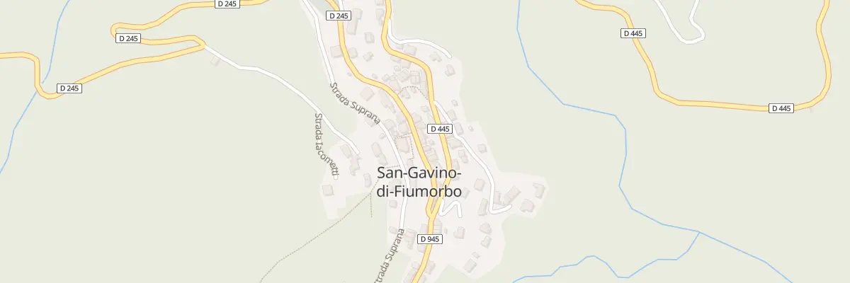 Plan du 45 San Gavino à San-Gavino-di-Fiumorbo
