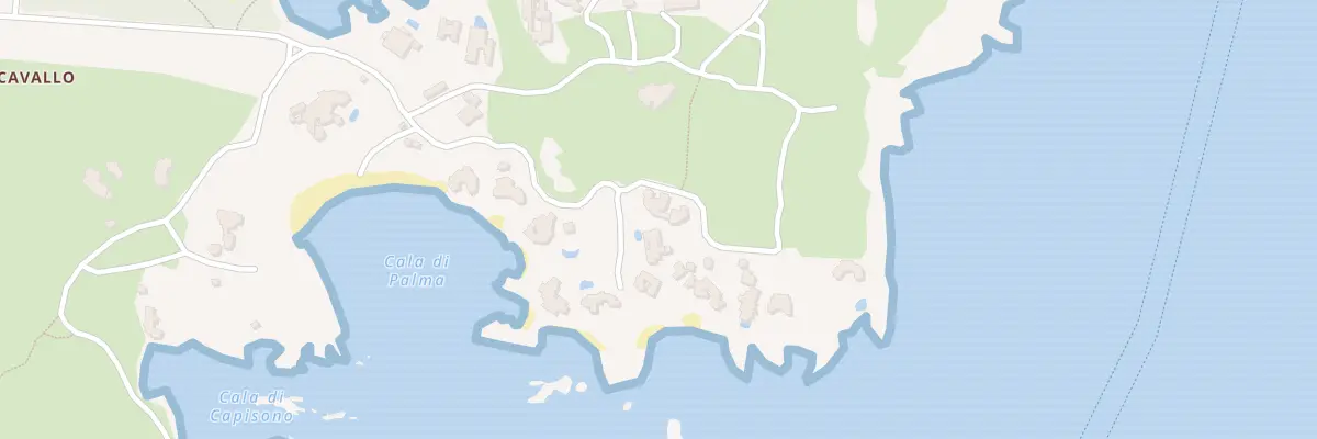 Plan du 5823 Ile Cavallo à Bonifacio