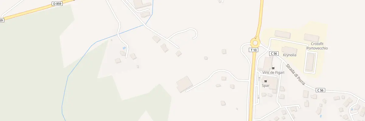 Plan du 9002 Parivola à Porto-Vecchio