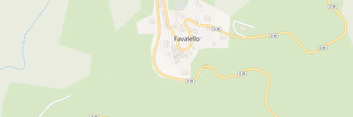 Plan du 5006 Village à Favalello