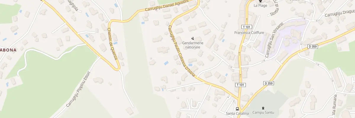 Plan du 11 Rue de la Gendarmerie à Porto-Vecchio