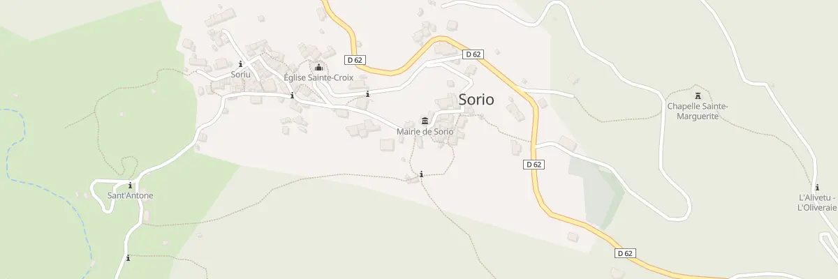 Plan du 5180 Croce à Sorio